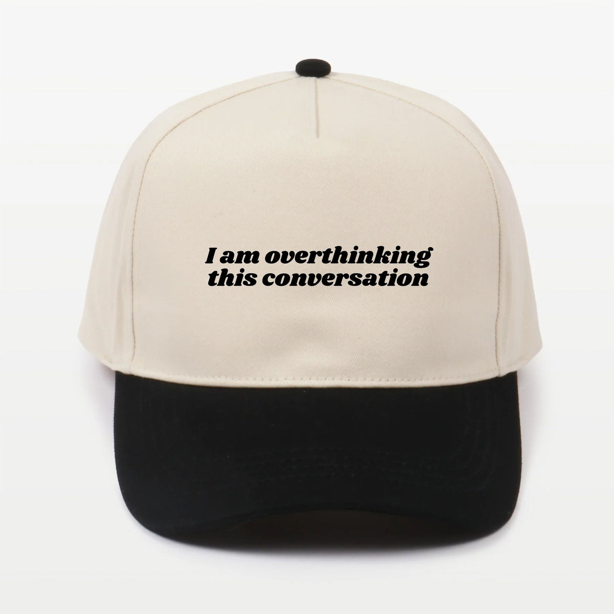 Two-Tone 5 Panel Baseball Cap